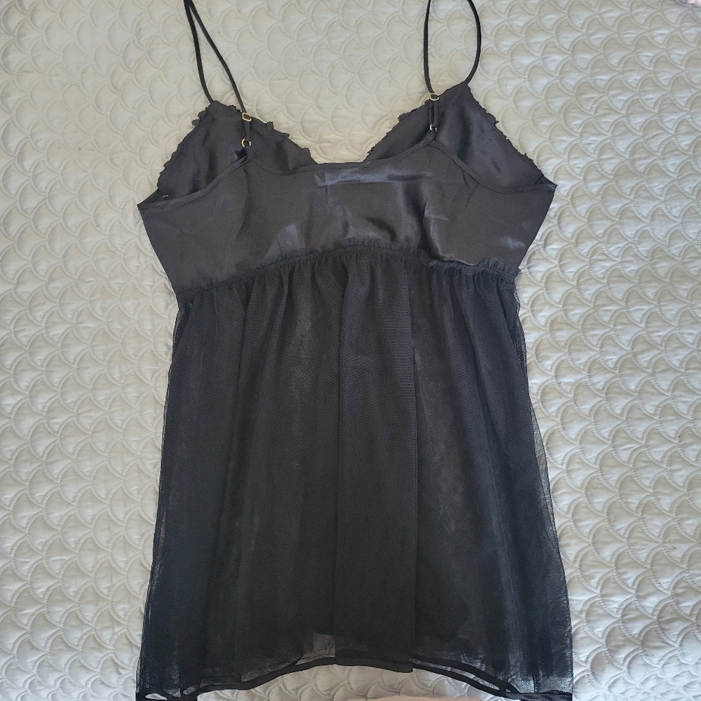 Flora, Size XL, Black Teddy